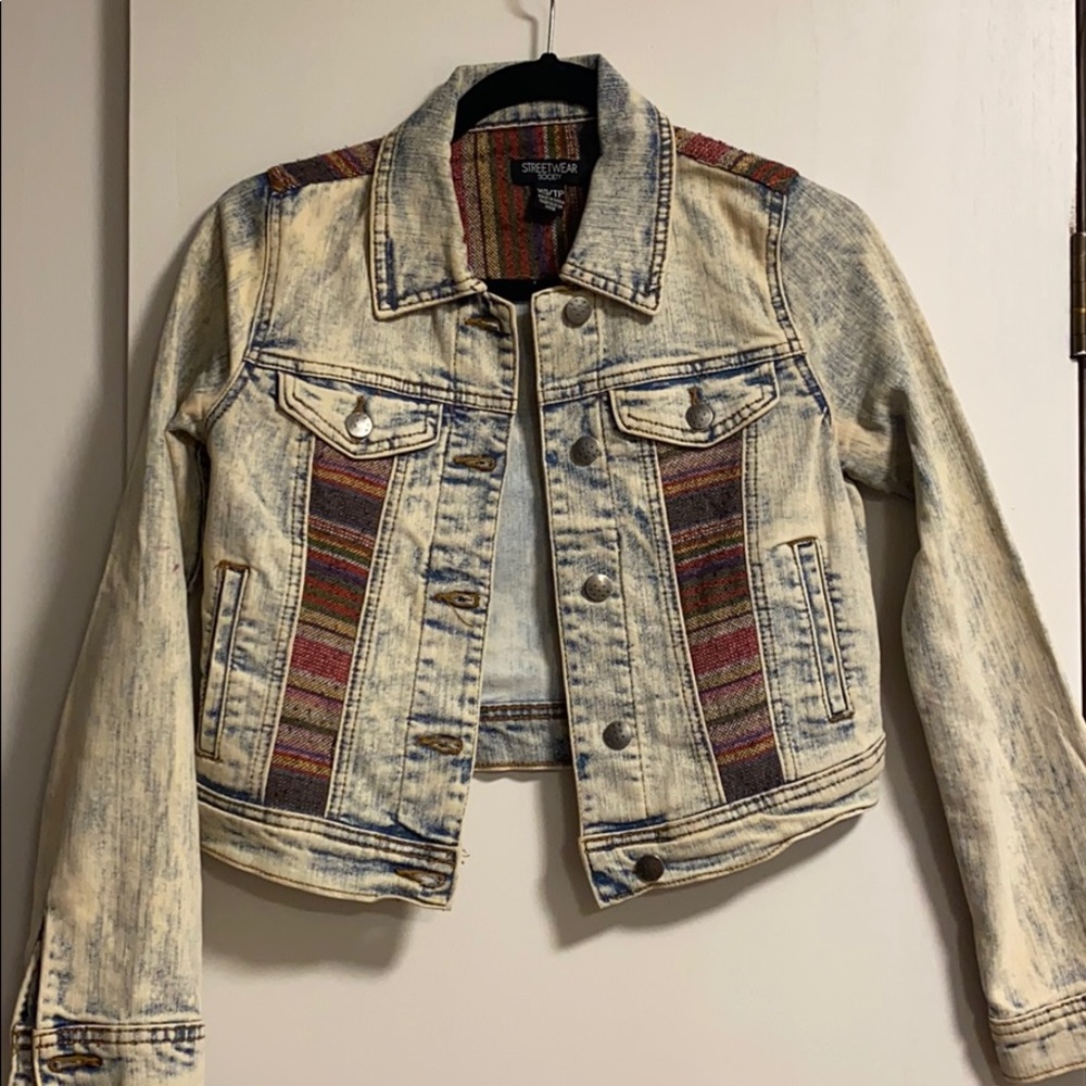 Retro acid wash Jean jacket